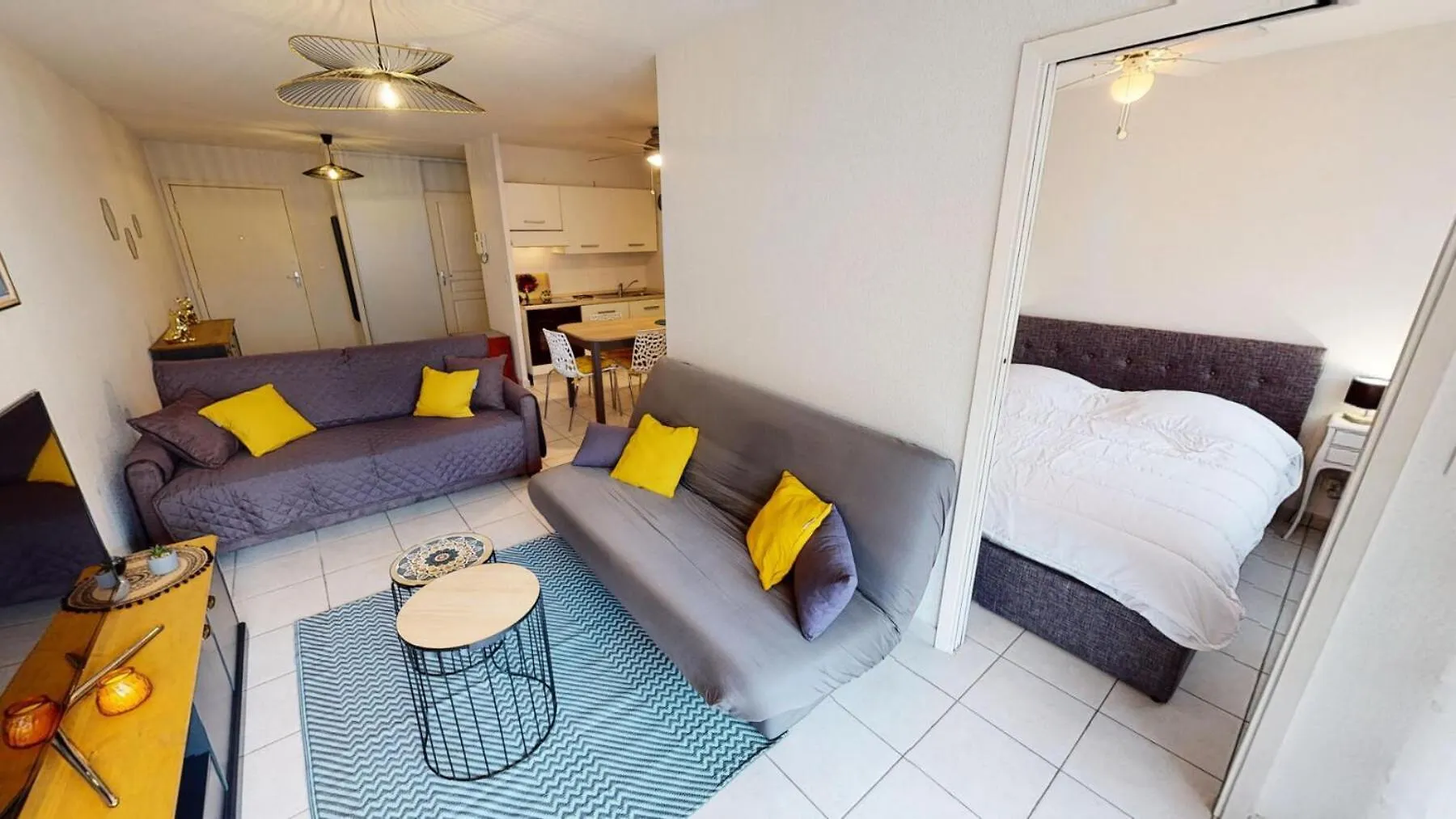 Residence Royal Plaza - Giotto - Tres Joli 2P Climatise En Plein Centre Avec Terrasse Et Parking Prive Mae-9194 Menton 0*,  France